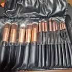 15 Make-up Brush Set In Black Case New CLEOF