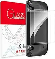 2 Pack Screen Protector for Steam Deck OLED 7.4-Inch (2023), Steam Deck 7-Inch, Easy Installation/Anti-Scratch/High Definition/9H Hardness, Screen Protector Compatible with Steam Deck LCD & OLED
