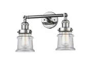 Innovations Lighting 208 Small Canton Small Canton 2 Light 17"W - Chrome