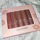 Italia Deluxe TOP FIVE Mousse Matte Lipstick 5 Pc Set Send Nudes Shades