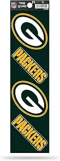 Rico Industries NFL Football Quad Decal 3" x 12" Quad Decal - (4) Decals