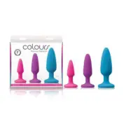 Colours Pleasures Trainer Kit Butt Plugs Set Of 3 Sizes