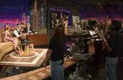Scarlett Johansson Greg Behrendt and Jay Leno Television Old Photo