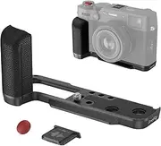 [SMALLRIG] X100VI Handgrip L-Shape Grip for FUJIFILM X100VI and X100V Cameras, Built-in Quick Release Plate for Arca, Lightweight Silicone Side Handle, with Shutter Button and Hot Shoe Cover - 4556