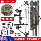 Archery Compound Bow 20-70LBS Hunting Outdoor Shooting Target Arrows Adjustable
