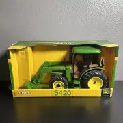 1/16 Ertl John Deere 5420 Tractor W/ Loader DieCast New