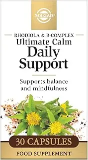 Solgar Ultimate Calm Daily Support - Pack of 30 - with B-Complex and Rhodiola Extract - Supports Psychological Wellbeing and Energy Production - Vegan