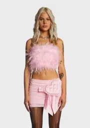 Love it Or Not Feather Top