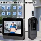 2-Way Door Bell Wireless Video Doorbell Chime Smart Security Camera 4.3 INCH