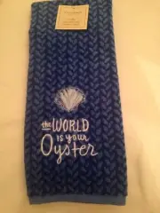 Sonoma Life + Style Cabo "The World is your Oyster" Hand Towel