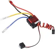 Brushed ESC60A, Built-in 3A/6V BEC Waterproof Brushed ESC Black for Electric RV Beginners