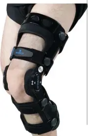 Nvorliy Orthopedic Knee Brace Hinged ROM Knee Orthosis ACL/MCL/PCL/Ligament L-L