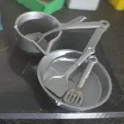 RC 1/10 Scale Camping Pots Pans Frying Utensils Kitchen Rock Crawler Accessory