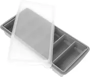 OKUMEYR 6 Compartment Silicone Food Container Airtight Ice Cube Mold Trays Meal Storage Box Freezing Feature