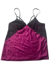 Bras N Things Opulent Lace Cami Dark Pink /Black New with Tags Siaze 12