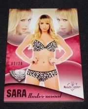 2016 Benchwarmer SARA UNDERWOOD Eclectic #SU14 B&W Lingerie Pink/20 PLAYBOY