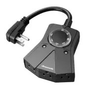 NEW ECO Plugs 3 Outlet Mechanical Timer Outdoor Indoor Weatherproof au Light