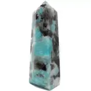 Amazonite & Tourmaline Crystal Tower