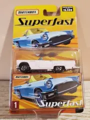 Matchbox Superfast #01 - 1957 Ford Thunderbird - Pink, limited edition, NIP