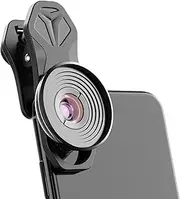 Phone Macro Lens 40mm, Large Aperture 10X Macro Lens, Clip On Macro Photography Lens for Dual Lens Single Lens Smartphones Lens