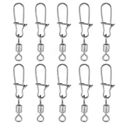 100 Pcs Circle Hook Fishing Net Eight Figure Ring Connector Strong Pull