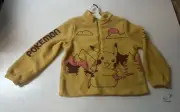 Pokemon Brand Pikachu Kids Half Zip Yellow Fleece Jacket Youth Size XL 14 - NWT