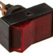Surface Mount Illuminated Red LARGE ROCKER SWITCH-On-Off