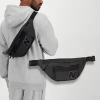 在飛比找momo購物網優惠-【NEW BALANCE】肩背包 Legacy 黑 灰 多夾