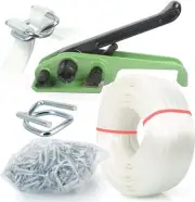 anmas rucci Heavy Duty Pallet Strapping Tools Kit - 3/4" Woven Cord Strapping