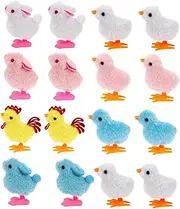 ERINGOGO 16pcs Chick Rabbit for Wind up Clockwork Wind-up Present Plastic