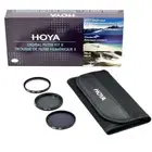 Hoya 55mm Digital Filter Kit: UV(C) + CPL/Circular Polarizer + NDx8/ND8 + Pouch