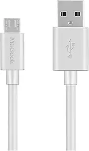 Micro USB Cable, MaGeek 3.0m Super Long Charge Cable High Speed USB 2.0 Data Cable for Samsung, HTC, Sony, Motorola, LG, Google, Nokia and More (White)