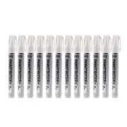 12 x Markal PRO LINE Marker Paint Pen - Writes On All Surfaces - White