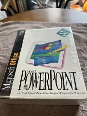 Microsoft Office Powerpoint Version 4.0 New In Shrink wrap