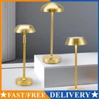 LED Wireless Gold Table Lamp Rechargeable Portable Desk Lamp Stepless Dimmable A