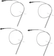 [BESPORTBLE] 4 Sets High Temperature Meat Probe Thermometer for Cooking Grill Smoker Grill Temp Probe Temperature Sensor Part