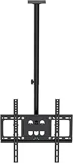 Multifunction Ceiling TV Mount Bracket, Height Adjustable Tilt Swivel TV Bracket, Fits 32-50inch LCD Flat Screen, Up to 110 Lbs TV Mount TV Stand