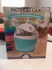 Nostalgia Electric Ice Cream Maker, Gelato, Frozen Yogurt, or Sorbet