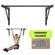 Wall Mounted Pull Up Bar 500 lbs Capacity Heavy Duty Steel Chin Up Bar