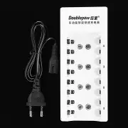 K08 Multi Function AA AAA 9V NI-MH NiCd Rechargeable Battery Charger