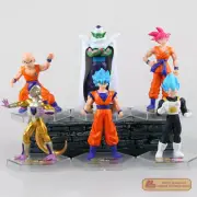 Dragon Ball Z Super Saiyan God Goku Vegeta Piccolo Frieza 6pcs Figures set Toy