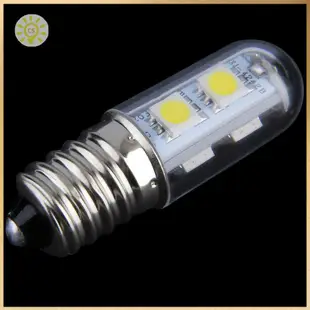 LED工作燈 純 暖白色冰箱燈泡燈AC 110V E14 1W 7 LED 5050 SMD clickstorevip