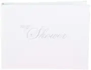 Hortense B. Hewitt Wedding Accessories Guest Book, My Shower, White