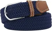 [WIACO] Multicolored Elastic Woven Belts Casual Braided Stretch Belt for Men and Women