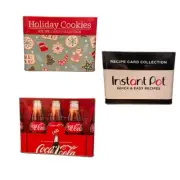 Coca-Cola Holiday Cookies Instant Pot Tin Box Recipe Card CollectionLot of 3