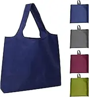 Modixun Ultra Large Foldable Shopping Bags, Reusable Strong Shopping Bags with Attached Bag, Waterproof, Reusable, Machine Washable, Pack of 4