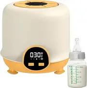 Automatic Baby Formula Mixer: Bubble Bottle Shaker, Electric Mixer | 360° Bi-directional Rotation, Fast, Even, Quiet and Efficient Milk Brewing CA