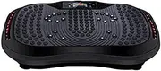 Vibration Plate Exercise Machine - Whole Body Workout Vibration Fitness Platform Fit Massage Workout Trainer w/Loop Bands + Bluetooth + Remote, 99 Levels
