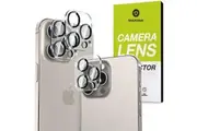 2 PackAll-In-One 9H Tempered Glass iPhone 15 Series Camera Protector