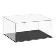 Acrylic Display Case Plastic Box Cube Storage Box Clear 36x21x15.5cm